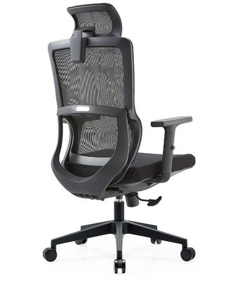 Μαύρο Full Mesh Mesh Έπιπλα Λυμνιακή στήριξη Μασάζ Σύγχρονο χονδρικό αναστηλματικό άνετο ύφασμα Εργονομική καρέκλα γραφείου
