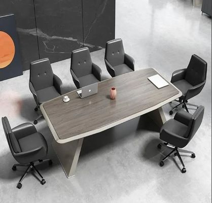Σύγχρονη απλή γραφειακή επίπλωση ορθογώνια διαπραγμάτευση Δωμάτιο συνεδριάσεων Δωμάτιο συνεδριάσεων