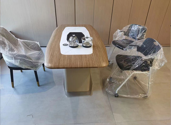 Έπιπλα γραφείου Σύγχρονος καναπές Κέντρο Τραπέζι Set Mdf ξύλινο τραπέζι τσαγιού τραπέζι καφέ