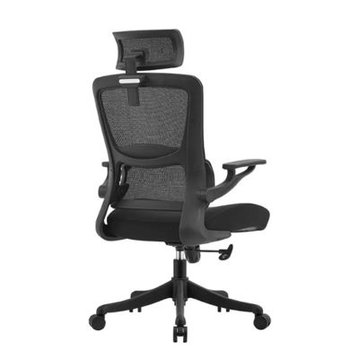 Υψηλή πλάτη Εκτελεστική καρέκλα Modern Mesh Swivel Bank Chair με ρυθμιζόμενο στήριγμα κεφαλιού περιστρεφόμενη Leather Fabric Lift Chair