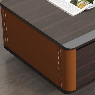 Μινιμαλιστικό Custom Made ξύλινο τετράγωνο Σώμα αποθήκευσης Σπιτικό πολυτελή μοντέρνο τραπέζι καφέ