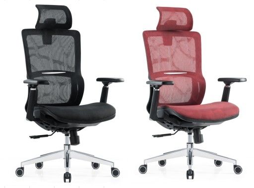 Υποστήριξη οσφυϊκής στήλης Full Mesh Luxury Mesh With Headrest Ρυθμίσιμο ύφασμα άνεση γραφείο εργονομική καρέκλα